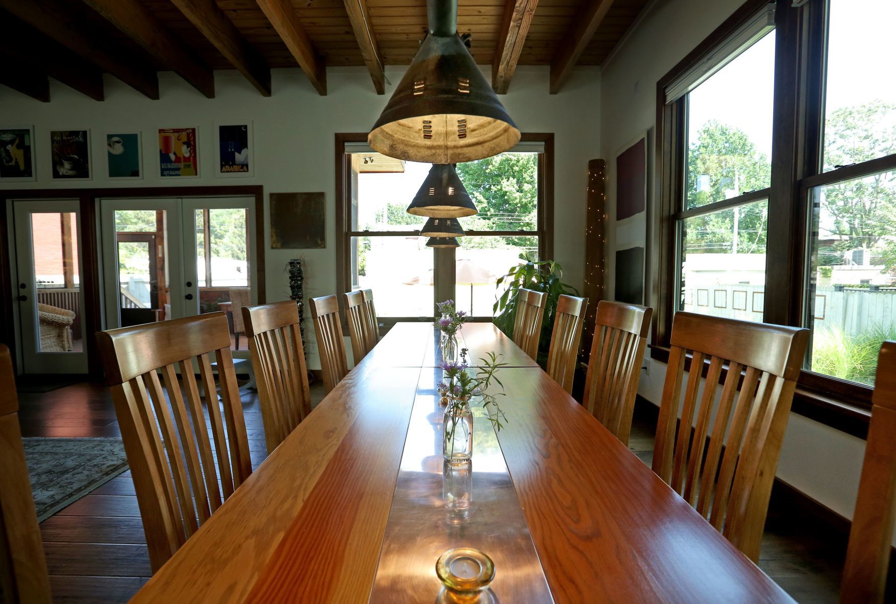 At home: Don and Phyllis' Benton Park loft